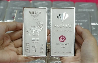 Ngày 15/3: Giá bạc trong nước và thế giới giảm mạnh