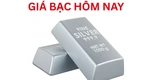 Ngày 30/9, giá bạc thế giới và trong nước phục hồi nhẹ