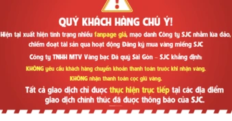 Nhiều công ty vàng - bạc vừa có thông báo quan trọng