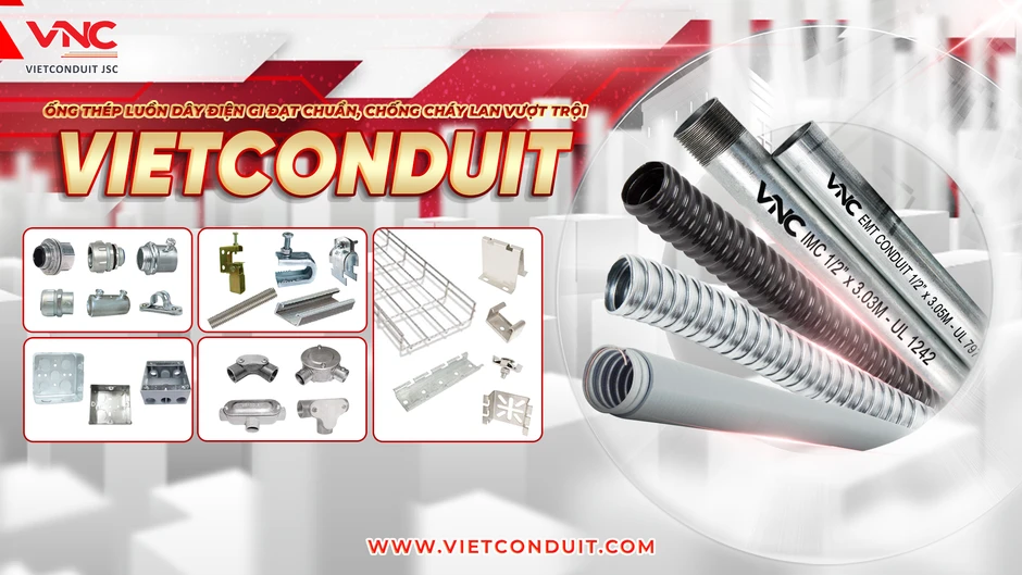 Ống thép luồn dây điện Vietconduit - tối ưu chi phí cho các nhà thầu cơ điện Ống thép luồn dây điện Vietconduit - tối ưu chi phí cho các nhà thầu cơ điện