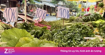Rau đồng giá 10.000 đồng/kg ở chợ TP.HCM, thịt heo cũng giảm mạnh