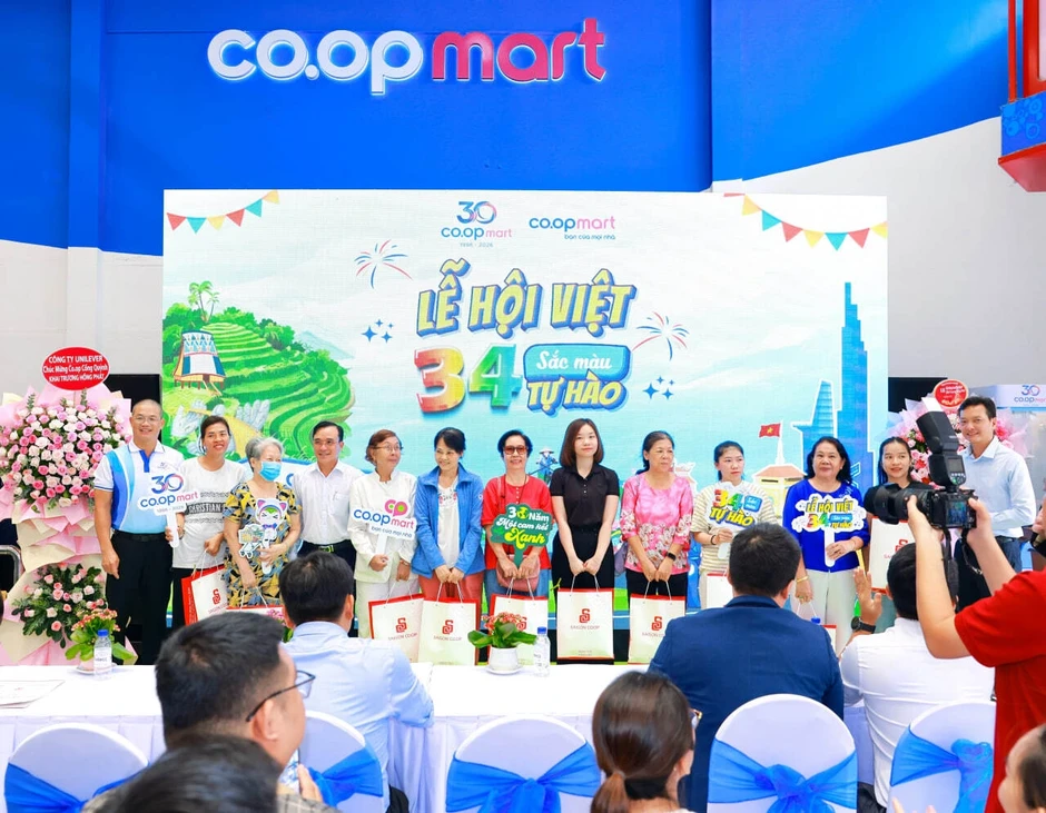 Saigon Co.op mở “Lễ hội Việt”, lan tỏa tinh hoa 34 tỉnh thành Saigon Co.op mở “Lễ hội Việt”, lan tỏa tinh hoa 34 tỉnh thành