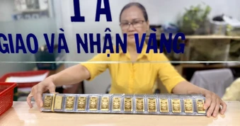Sáng 17-3, giá vàng trong nước giảm