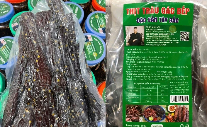 Thịt trâu gác bếp bán chạy trên sàn: Một thương hiệu thu 18 tỷ đồng