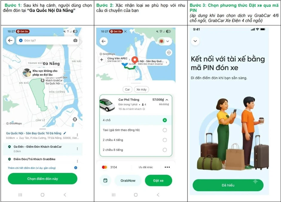 Tin vui cho người đặt Grab tại sân bay: Đặt xe không cần chờ đợi Tin vui cho người đặt Grab tại sân bay: Đặt xe không cần chờ đợi