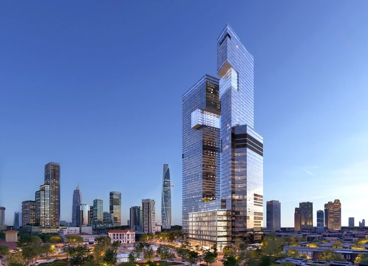 TP.HCM sắp có tòa tháp đôi thương mại - dịch vụ One Central Saigon siêu sang đối diện chợ Bến Thành TP.HCM sắp có tòa tháp đôi thương mại - dịch vụ One Central Saigon siêu sang đối diện chợ Bến Thành