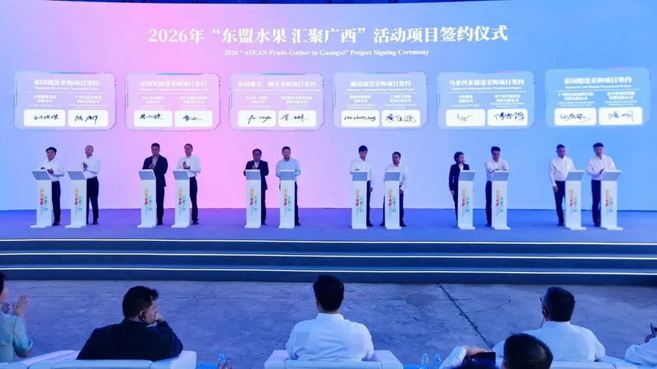 Trái cây ASEAN hội tụ tại Quảng Tây