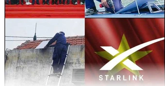 Tỷ phú Elon Musk chia sẻ hình ảnh triển khai Starlink tại đảo Hải Phòng