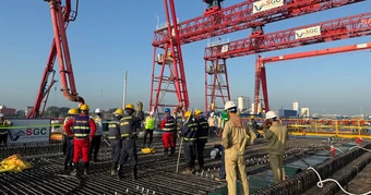 Tỷ phú Phạm Nhật Vượng đang cho triển khai siêu đường sắt 5,6 tỷ USD chưa từng có trong lịch sử: Gần 40 mũi thi công dọc theo 4 tỉnh thành, cần đúc 3.200 phiến dầm cho toàn tuyến
