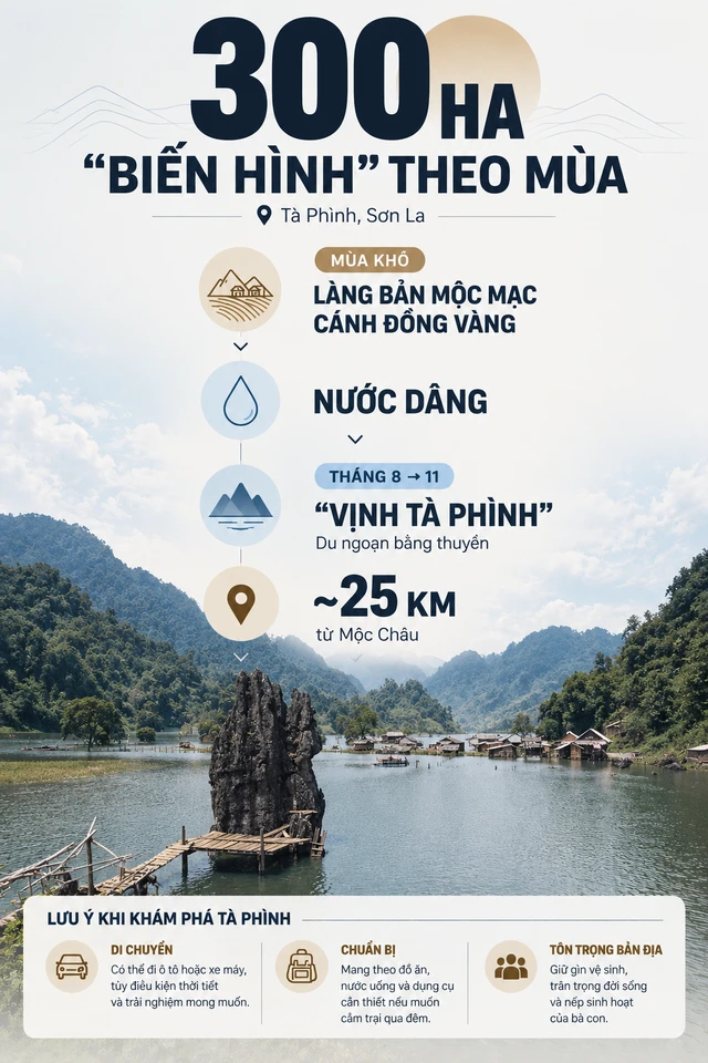 Việt Nam có “vịnh” 300 ha nằm giữa núi: Không thông ra biển, chỉ xuất hiện 4 tháng trong năm Việt Nam có “vịnh” 300 ha nằm giữa núi: Không thông ra biển, chỉ xuất hiện 4 tháng trong năm