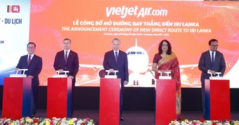 Vietjet khai mở đường bay TP.HCM - Colombo, Sri Lanka