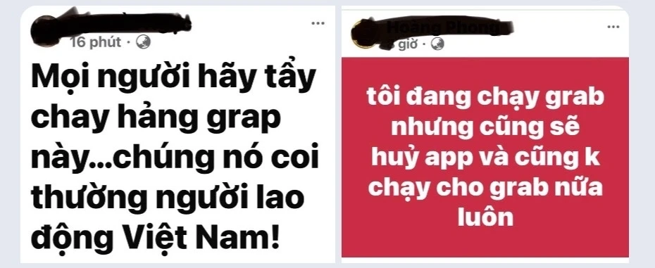 Vụ tài xế bị Grab khóa ứng dụng: Người dùng và tài xế kêu gọi tẩy chay Vụ tài xế bị Grab khóa ứng dụng: Người dùng và tài xế kêu gọi tẩy chay