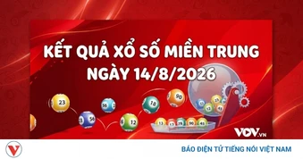 XSMT 14/8: Trực tiếp kết quả xổ số miền Trung hôm nay
