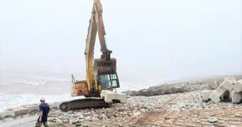 "Đê biển già yếu" ở Ninh Bình liên tục gặp sự cố sụt sạt