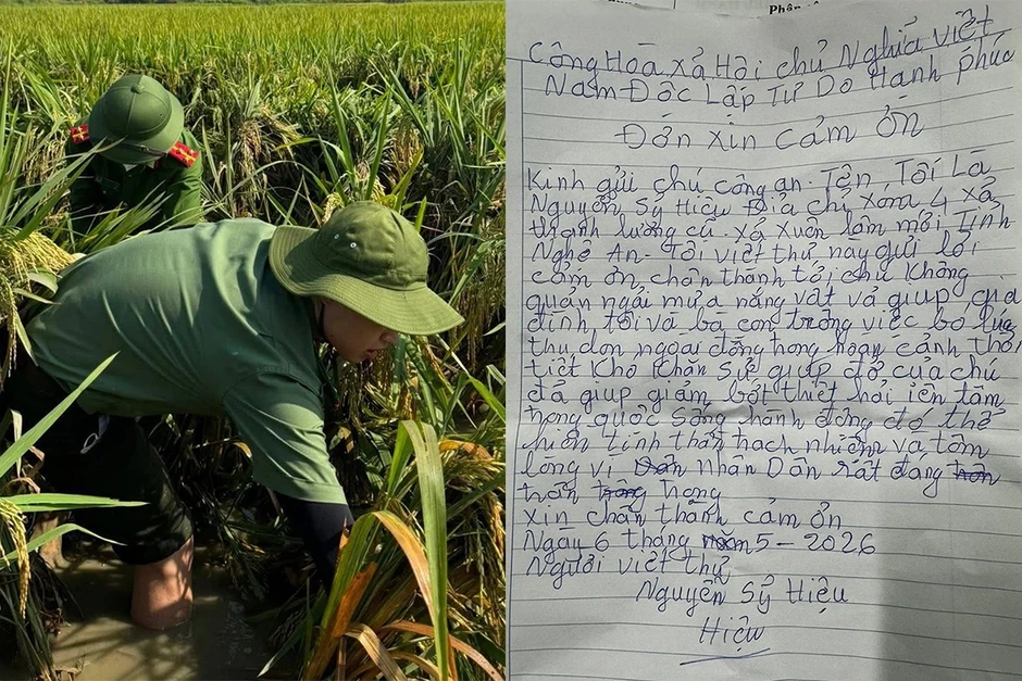 "Lá đơn" đặc biệt người nông dân gửi công an xã "Lá đơn" đặc biệt người nông dân gửi công an xã