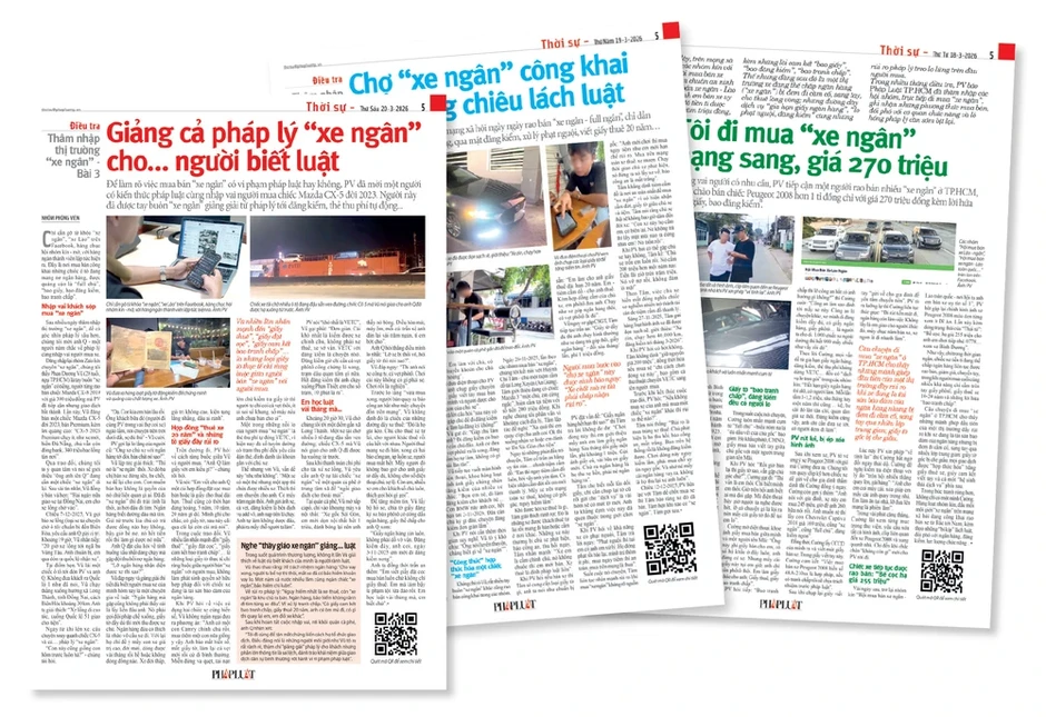 ‘Xe ngân’ giá rẻ, rủi ro thật: Cần siết chặt nhiều khâu ‘Xe ngân’ giá rẻ, rủi ro thật: Cần siết chặt nhiều khâu