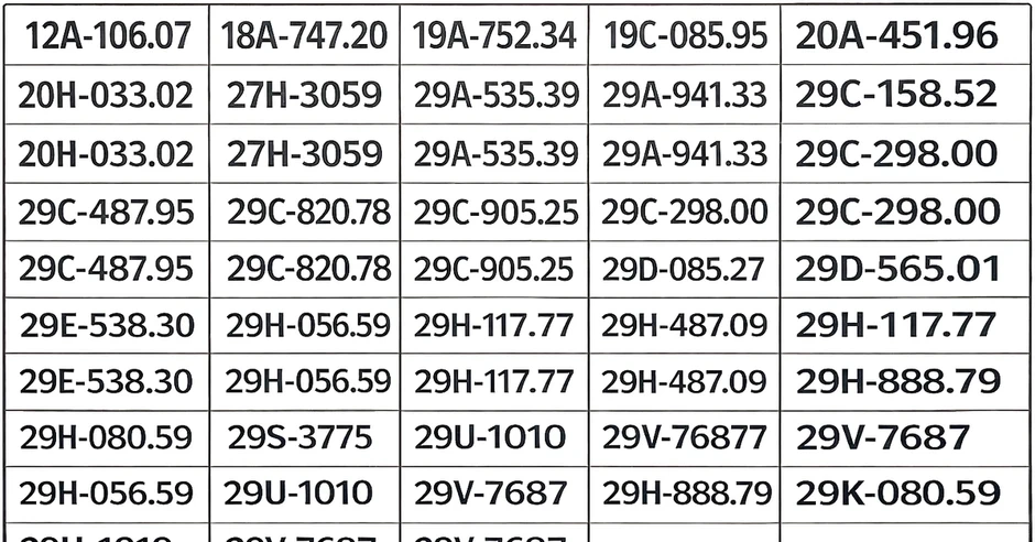 239 chủ xe có biển số sau nhanh chóng nộp phạt nguội theo Nghị định 168 239 chủ xe có biển số sau nhanh chóng nộp phạt nguội theo Nghị định 168