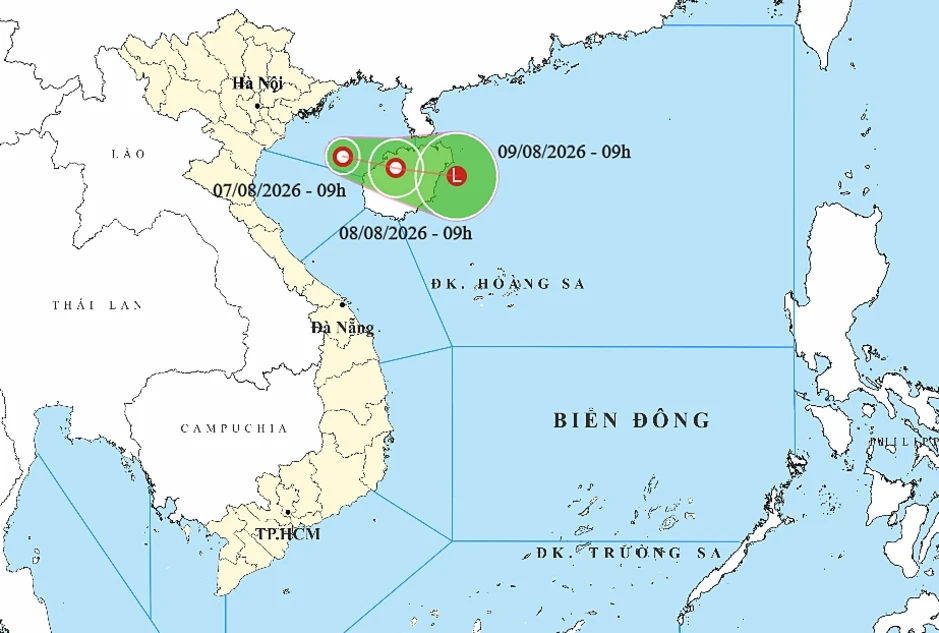 Áp thấp nhiệt đới hình thành trong vịnh Bắc Bộ Áp thấp nhiệt đới hình thành trong vịnh Bắc Bộ