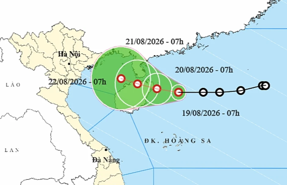 Áp thấp nhiệt đới hướng về đảo Hải Nam Áp thấp nhiệt đới hướng về đảo Hải Nam
