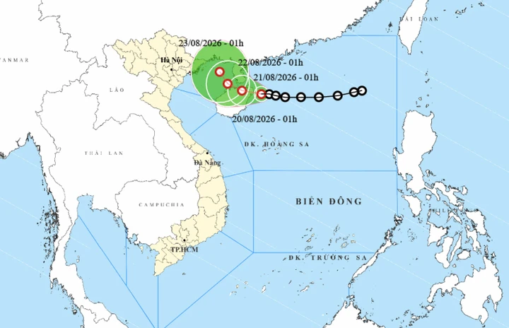 Áp thấp nhiệt đới khả năng mạnh thêm trong 24 giờ tới Áp thấp nhiệt đới khả năng mạnh thêm trong 24 giờ tới