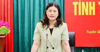 Bà Vương Ngọc Hà, Phó Chủ tịch tỉnh Tuyên Quang, nhận nhiệm vụ mới