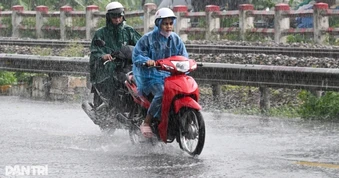 Bắc Bộ nắng nóng trước khi mưa to