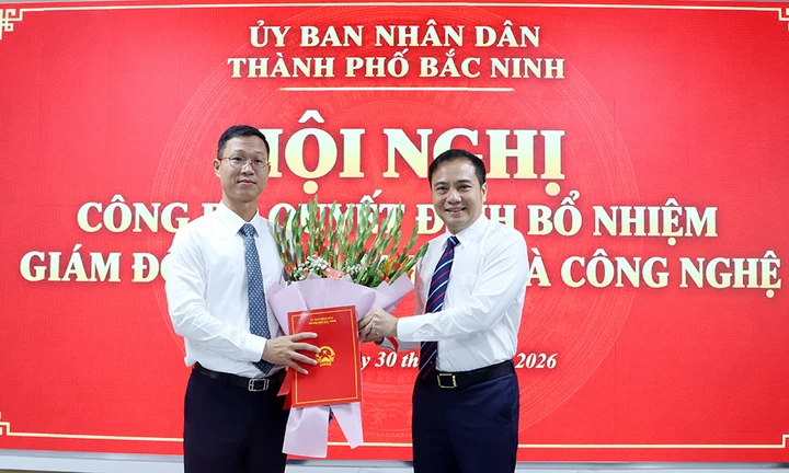 Bắc Ninh có tân Giám đốc Sở Khoa học và Công nghệ 40 tuổi Bắc Ninh có tân Giám đốc Sở Khoa học và Công nghệ 40 tuổi
