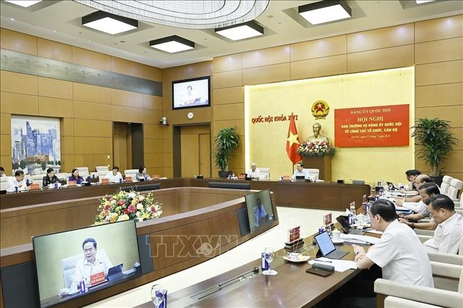 Ban Thường vụ Đảng ủy Quốc hội cho ý kiến về sắp xếp tổ chức bộ máy và công tác cán bộ Ban Thường vụ Đảng ủy Quốc hội cho ý kiến về sắp xếp tổ chức bộ máy và công tác cán bộ