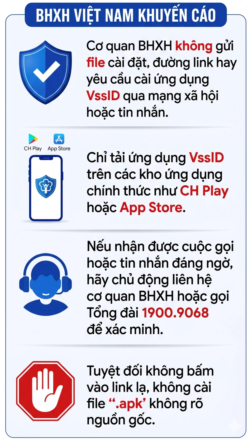 Bảo hiểm xã hội Việt Nam phát thông báo quan trọng tới tất cả người dân trên cả nước Bảo hiểm xã hội Việt Nam phát thông báo quan trọng tới tất cả người dân trên cả nước