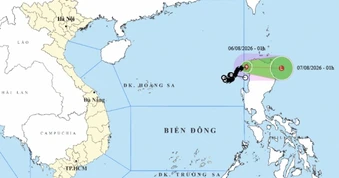 Bão Kujira đi ra ngoài Biển Đông