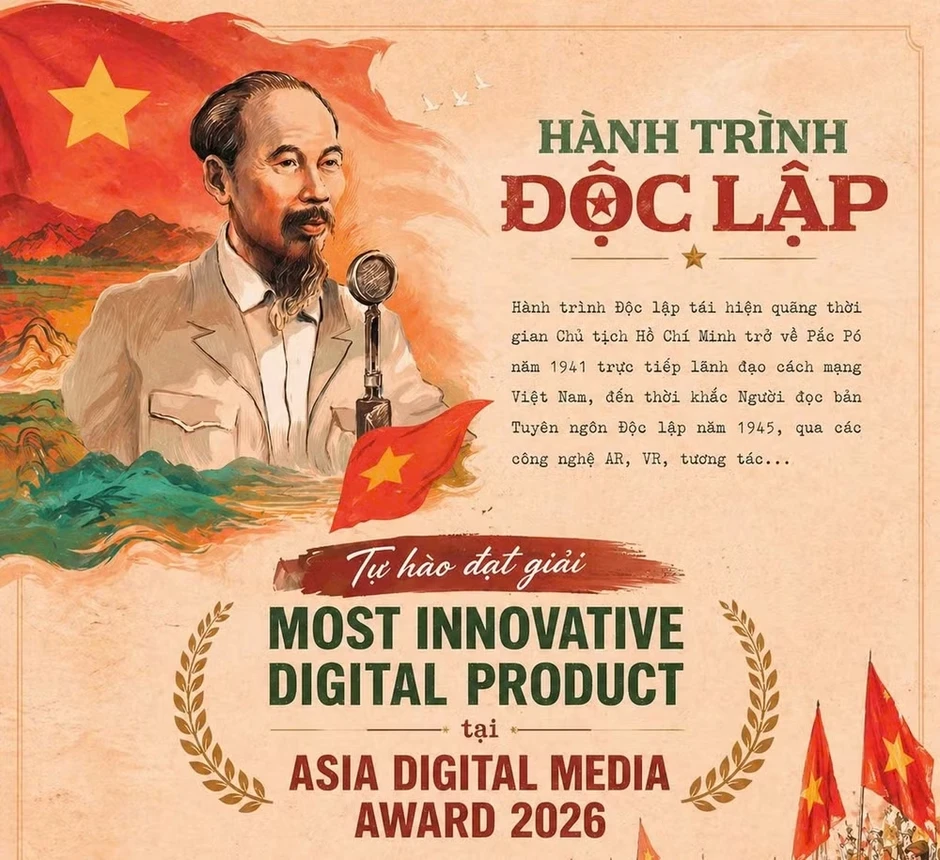Báo Nhân Dân đoạt 'cú đúp' tại giải Báo chí Kỹ thuật số châu Á 2026 Báo Nhân Dân đoạt 'cú đúp' tại giải Báo chí Kỹ thuật số châu Á 2026