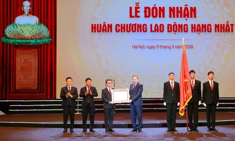 Báo Nhân Dân kỷ niệm 75 năm Ngày ra số đầu và đón nhận Huân chương Lao động hạng Nhất