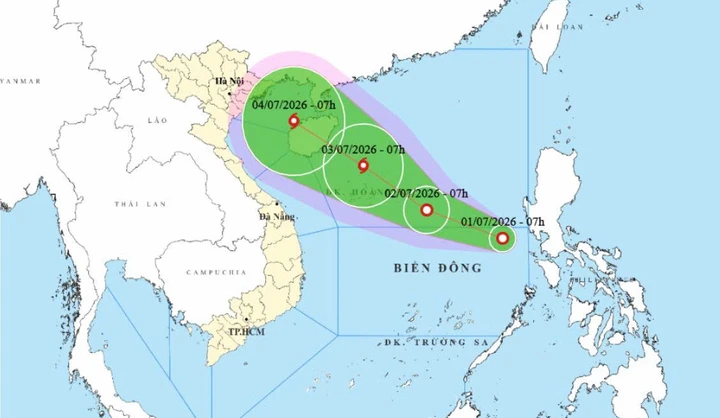 Bão số 1 đổ bộ Biển Đông đêm nay , tăng cường Sức gió hướng vào vịnh Bắc Bộ Bão số 1 đổ bộ Biển Đông đêm nay , tăng cường Sức gió hướng vào vịnh Bắc Bộ