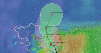 Bão số 1 Maysak gây ảnh hưởng lớn đến Quảng Ninh và Bắc Bộ chiều 4 / 7