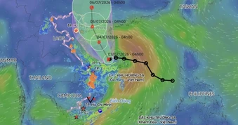 Bão số 1 vừa hình thành, Quảng Ninh, Hải Phòng và Hưng Yên bị ảnh hưởng