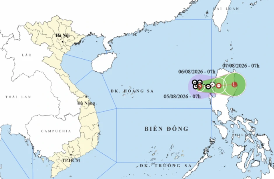 Bão số 3 di chuyển rất chậm