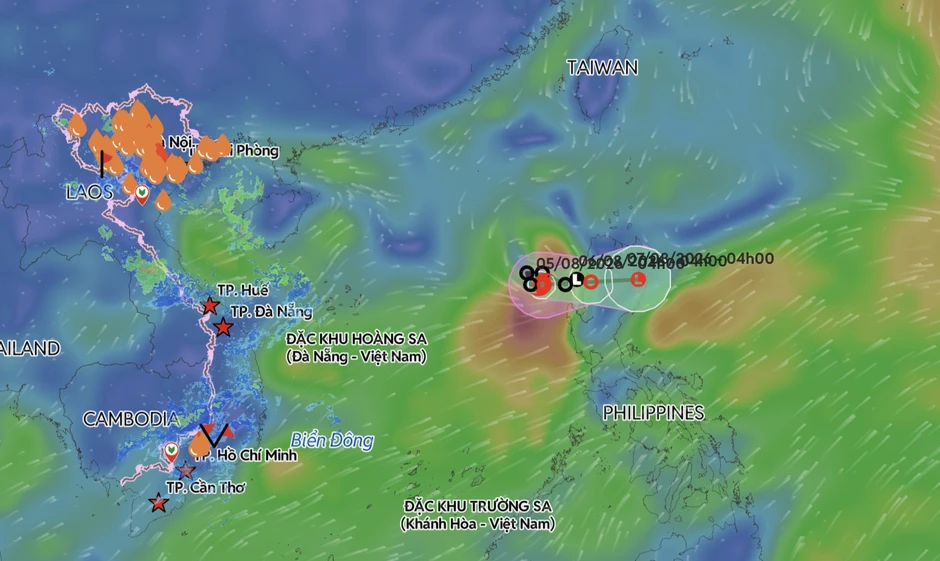 Bão số 3 vừa hình thành, hướng di chuyển hiếm thấy Bão số 3 vừa hình thành, hướng di chuyển hiếm thấy