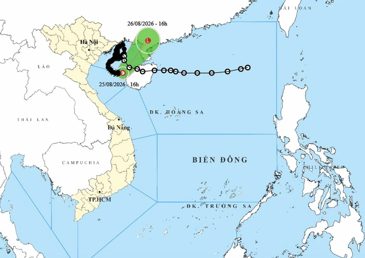 Bão số 4 hiếm gặp, quỹ đạo thắt nút trên Vịnh Bắc Bộ Bão số 4 hiếm gặp, quỹ đạo thắt nút trên Vịnh Bắc Bộ