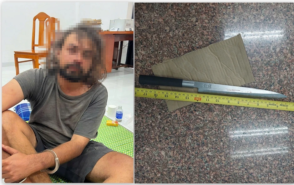 Bắt giữ du khách nước ngoài đâm trọng thương thiếu tá công an, bỏ trốn hơn 70km Bắt giữ du khách nước ngoài đâm trọng thương thiếu tá công an, bỏ trốn hơn 70km