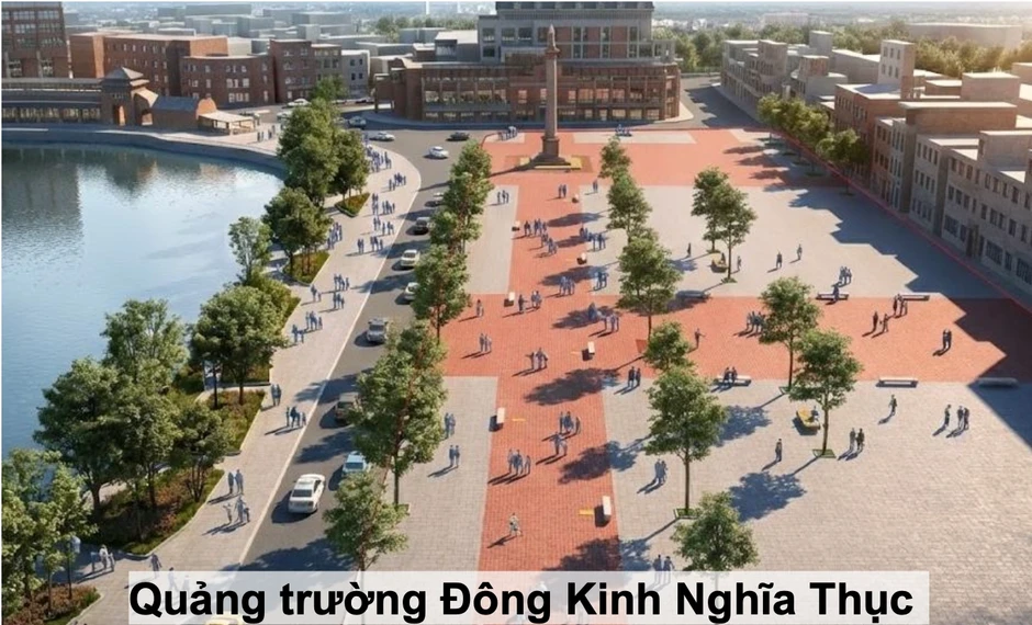 Bất ngờ với phối cảnh quảng trường Đông Kinh - Nghĩa Thục Bất ngờ với phối cảnh quảng trường Đông Kinh - Nghĩa Thục