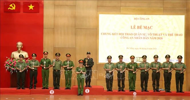 Bế mạc Chung kết Hội thao quân sự, võ thuật và thể thao Công an nhân dân 2026 Bế mạc Chung kết Hội thao quân sự, võ thuật và thể thao Công an nhân dân 2026