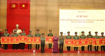 Bế mạc Chung kết Hội thao quân sự, võ thuật và thể thao Công an nhân dân 2026