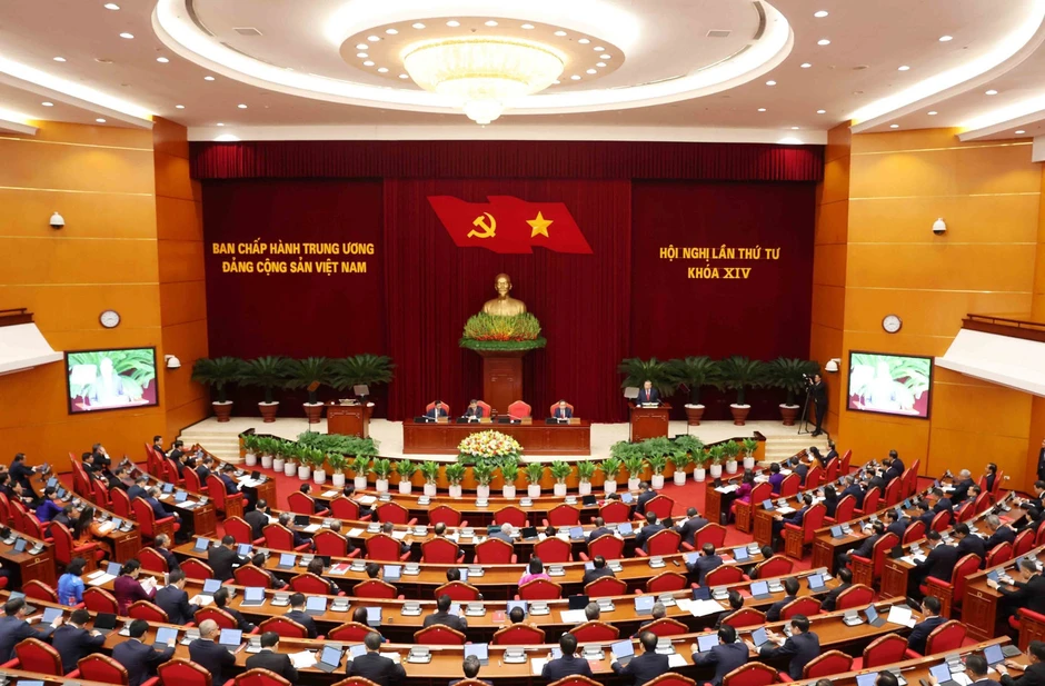 Bế mạc Hội nghị lần thứ tư Ban Chấp hành Trung ương Đảng khóa XIV