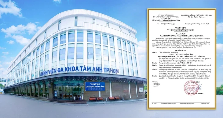 Bệnh viện Tâm Anh đạt chuẩn ISO quốc gia về chẩn đoán hình ảnh Bệnh viện Tâm Anh đạt chuẩn ISO quốc gia về chẩn đoán hình ảnh