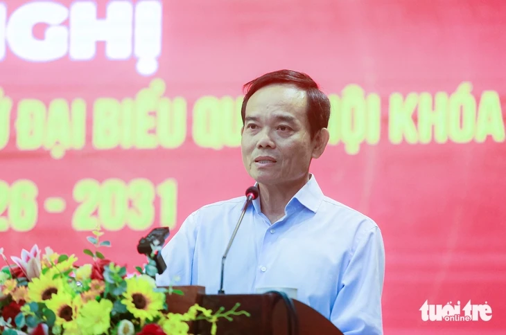 Bí thư Thành ủy Trần Lưu Quang: Mục tiêu phát triển cuối cùng là cuộc sống mỗi người dân tốt đẹp hơn Bí thư Thành ủy Trần Lưu Quang: Mục tiêu phát triển cuối cùng là cuộc sống mỗi người dân tốt đẹp hơn