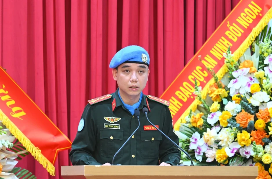 Bộ Công an cử 6 sĩ quan tham gia gìn giữ hòa bình