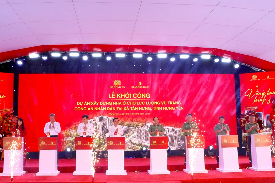 Bộ Công an khởi công dự án nhà ở xã hội hơn 2.200 tỷ đồng tại Hưng Yên Bộ Công an khởi công dự án nhà ở xã hội hơn 2.200 tỷ đồng tại Hưng Yên