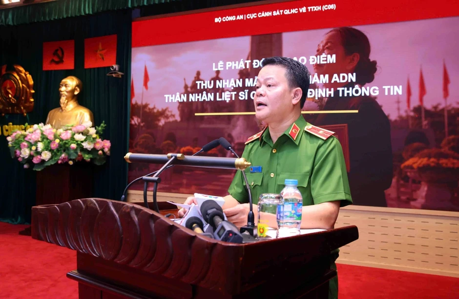 Bộ Công an thu nhận mẫu ADN, hỗ trợ xác định danh tính hài cốt liệt sĩ Bộ Công an thu nhận mẫu ADN, hỗ trợ xác định danh tính hài cốt liệt sĩ