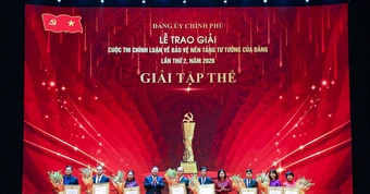Bộ Dân tộc và Tôn giáo đạt 2 giải A Cuộc thi chính luận bảo vệ nền tảng tư tưởng của Đảng