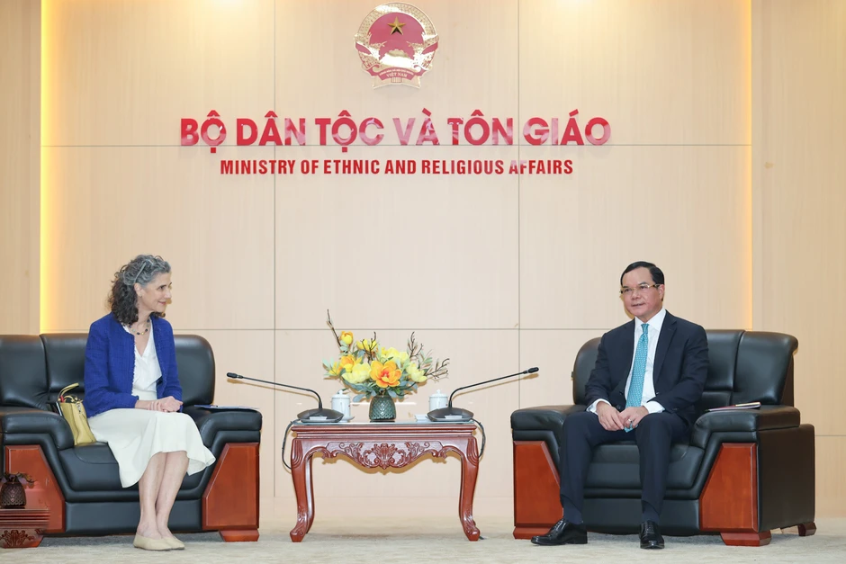 Bộ Dân tộc và Tôn giáo tăng cường hợp tác với UNDP Bộ Dân tộc và Tôn giáo tăng cường hợp tác với UNDP